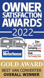 Bilbo's Campervan Awards - 2022 Best Van Converter - Overall - The Camping and Caravanning Club