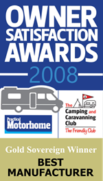 Bilbo's Campervan Awards - 2008 Best Manufacturer - Practical Motorhome