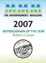Bilbo's Campervan Awards - 2007 Motorcaravan of the Year - MMM Award
