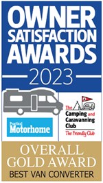 Bilbo's Campervan Awards - 2023 Best Van Converter - Overall - The Camping and Caravanning Club