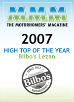 Bilbo's Campervan Awards - 2007 High top of the Year - MMM Award Winner
